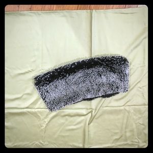 Faux fur infinity scarf